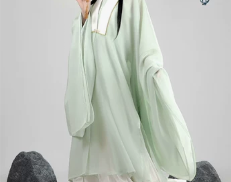 出五五年 酒中仙 原创汉服女明制立领衫披风...