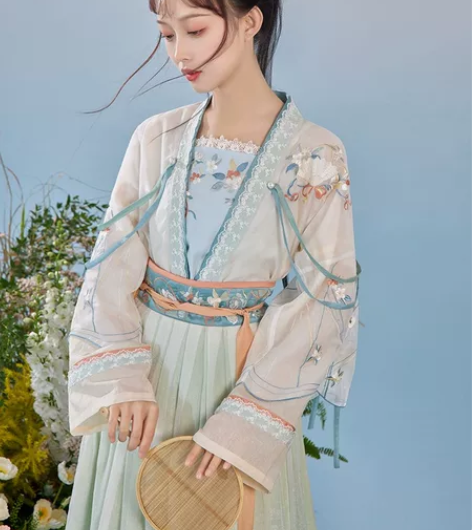 七月夕 幻影无邪 汉服 上衣xs码?吊带s...