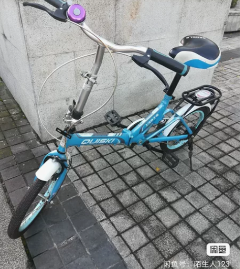 折叠自行车，16寸，95成新，大人、娃儿都...