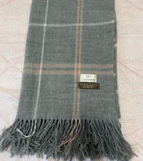 搬家处理，经典格子围巾女秋冬季休闲百搭高级...