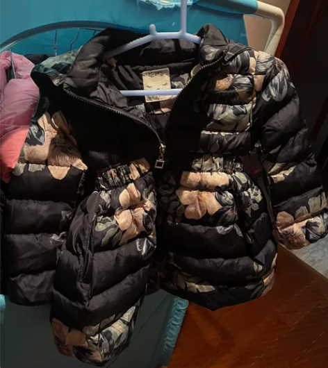 儿童花苞裙外套女童外套棉服 尺码90包邮直...