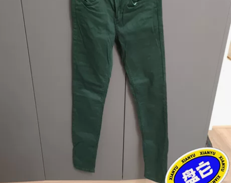 ZARA小脚裤 铅笔裤 墨绿色 只穿过一次...