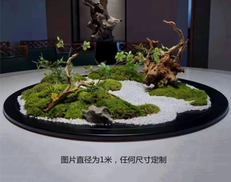 饰品装饰金缀原创餐桌大圆桌转盘荷花新中式桌...