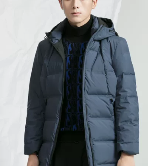 利郎全新正品男士羽绒服,中长款鸭绒服,吊牌...