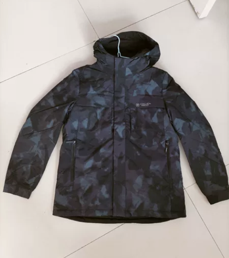 男士迷彩羽绒服！今越品牌剪标，质量好的很，...