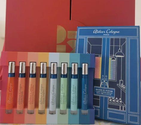 欧珑香水衣橱，香水礼盒，4ml x 8，赤...