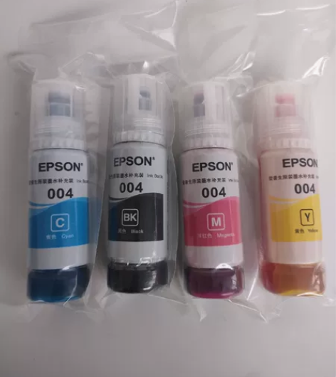 爱普生004原装墨水打印清晰，色彩亮丽适用...