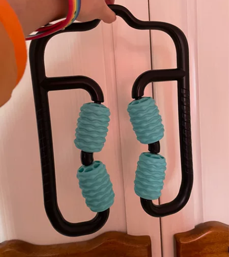 能耐腿部按摩器，可以送你一个八字拉力器 感...