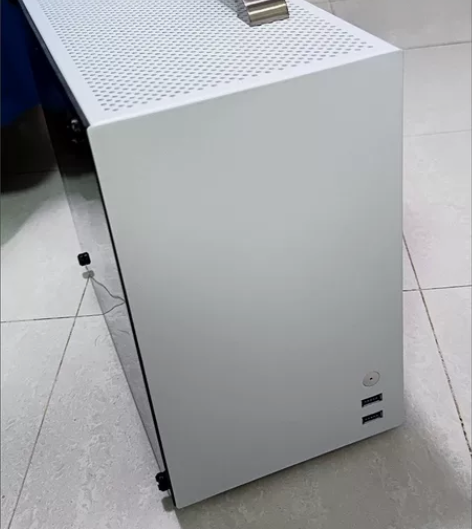 S5白色迷你机箱台式机电脑小机箱matx主...