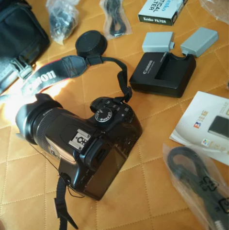 卖一套入门级佳能450D单反数码相机套机 ...