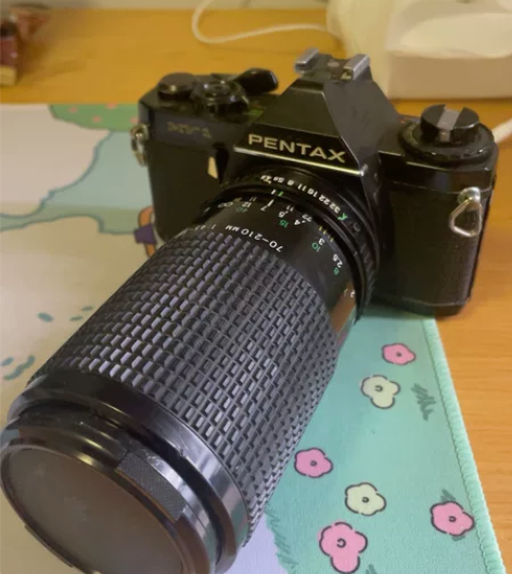 宾得mv-1胶片机70-210镜头 淘回来...