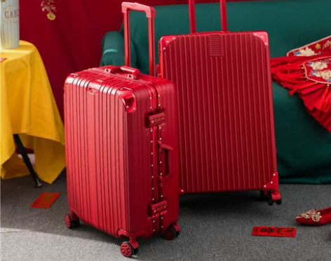 【狂欢价】红色行李箱新娘嫁妆结婚拉杆箱子婚...