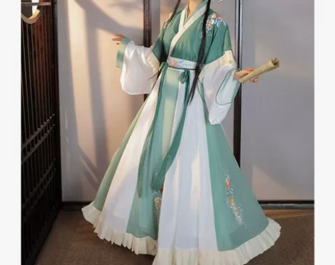 ?柒邑阑珊汉服  三件套  六米摆  显白...