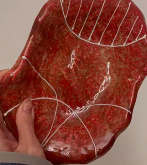 非常美的盘子，和家里装修不契合，适合暗黑哥...