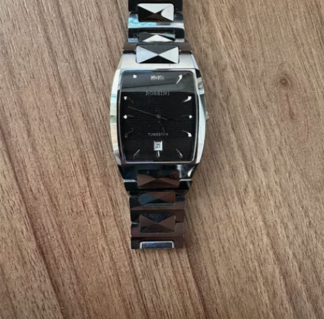 【专柜同款-全钨钢】罗西尼手表男石英表钻石...