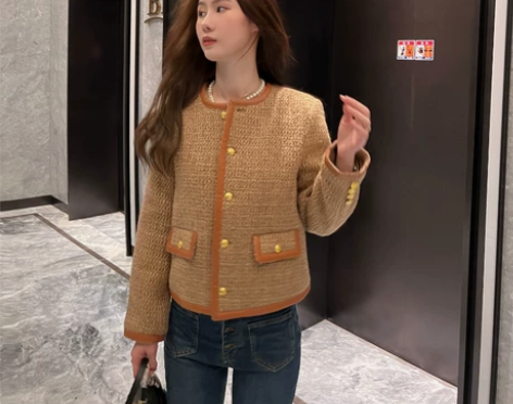 灰灰自制 ce亲妈面料系列 复古小香风编织...