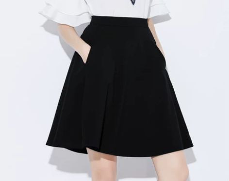 【转卖】大摆高腰伞裙显瘦中裙蓬蓬裙半裙a字...