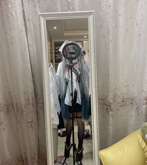 出18年初音雪巫女 s—l可穿实物图借用前...