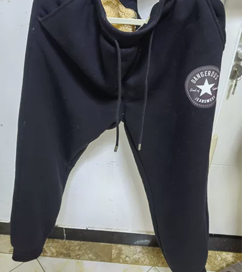 全新男士羊羔毛休闲裤，加绒加厚。适合偏胖的...