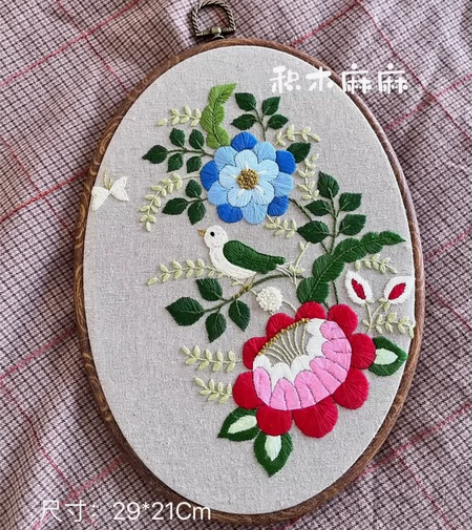 年画 纯手工刺绣 198元