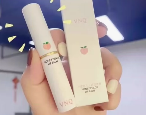 凡士林水蜜桃润唇膏无色情侣防干裂保湿滋润补...