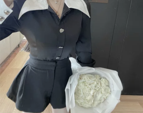 Wuuus 高腰阔腿裤女2021秋冬新款收...