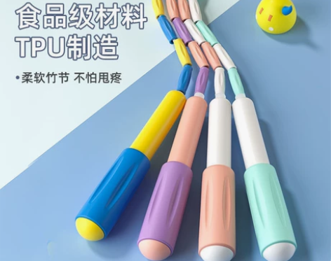 竹节跳绳儿童专用幼儿园初学小孩男女童小学生...
