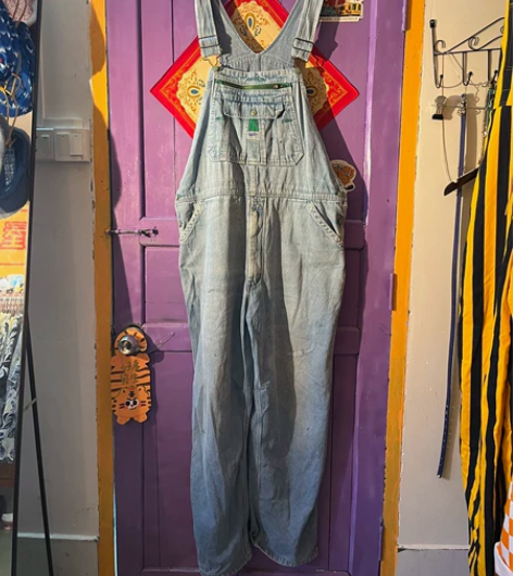 vintage美式复古背带裤 品牌详情见图...