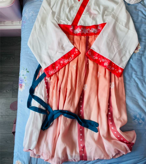 花蝶梦晋制齐腰交领襦裙夏季汉服女仙气 全新...