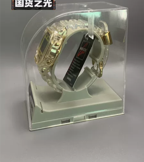 小方块透明金冰川透明金颜色 定制手表展示包...
