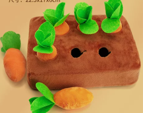 宝宝拔萝卜玩具毛绒婴幼儿可啃咬儿童益智早教...