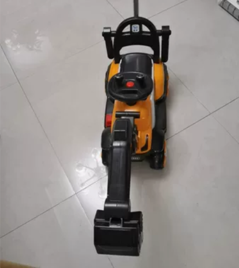 智想儿童电动挖掘机,玩具汽车,可坐可骑,电...