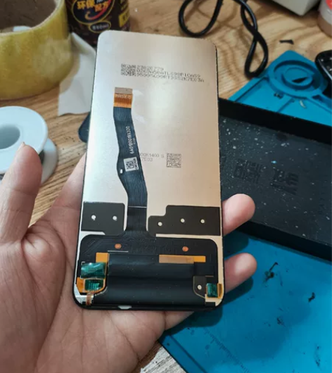 畅享10plus  拆机屏幕，盖板小花，贴...