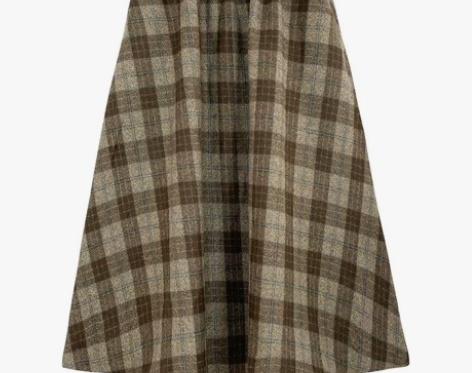 星球-自制 “圣诞噗噗”格子伞裙复古 冬季...