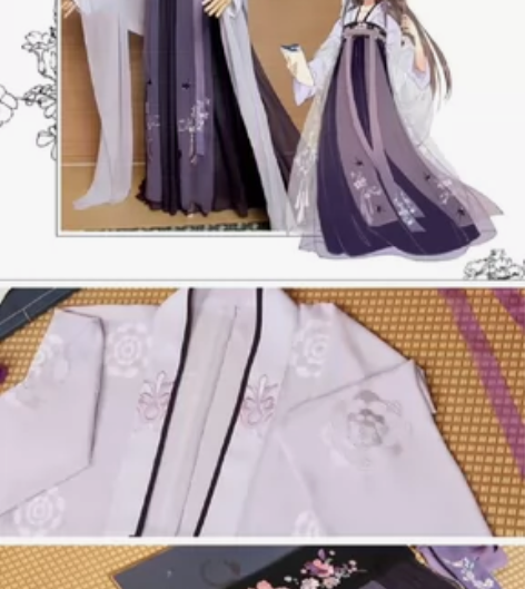 送鞋！悠窝窝 剑三同人齐胸襦裙汉服  六米...