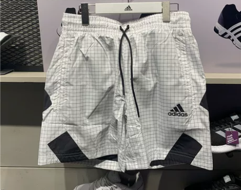 正品阿迪达斯2021夏款男子训练速干短裤透...