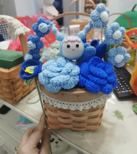 蓝色花篮 感兴趣的话点“我想要”和我私聊吧～