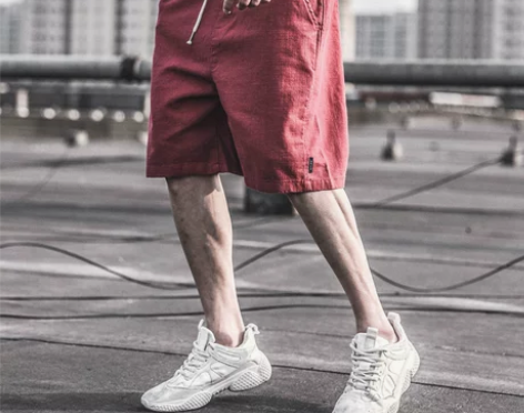 2019夏季男五分裤夏天棉麻短裤休闲裤子宽...