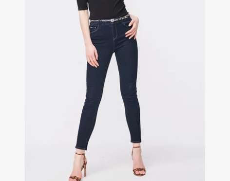 [聚新]ONLY2019冬季新款纯色复古紧...