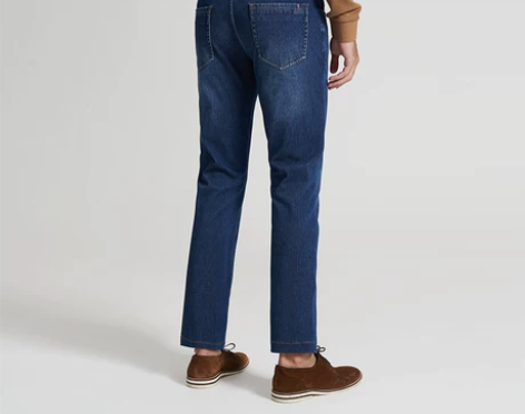 ARTAO雅涛男士牛仔裤舒适针织牛仔裤长裤