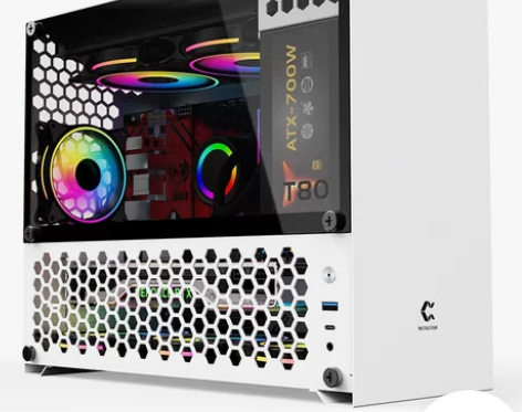 （侧板定制）酷鱼T80机箱亚克力侧板散热孔...