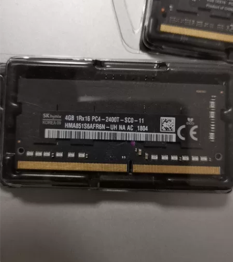 苹果电脑内存升级，海力士 2400t 4g...