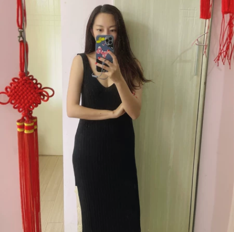 SHORT SENTENCE藏青色黑色棉麻...