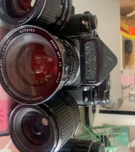 宾得67 smc 6X7,55mm f4。...