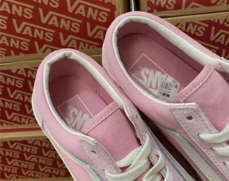 VANS Style 樱花粉上脚很好看 男...