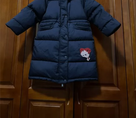 爱法贝灰鹅绒长款鹅绒服，全新吊带牌，吊牌价...