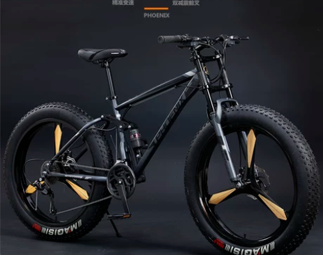 凤凰山地自行车成人越野车沙滩雪地车4.0大...