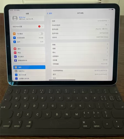 iPad Air4 64g 蓝色 成色很好...