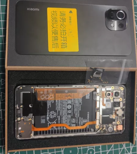 小米11青春版  8+256 全原 主板虚...
