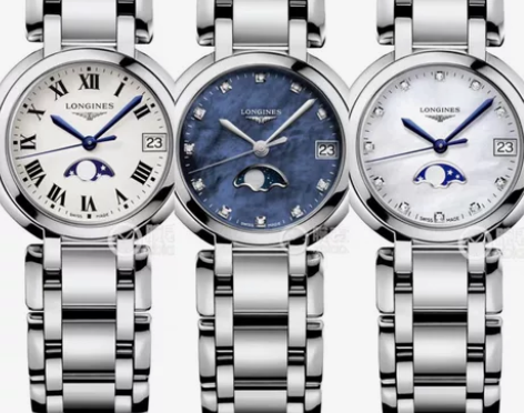 爆款Longines浪琴 心月系列石英表手...